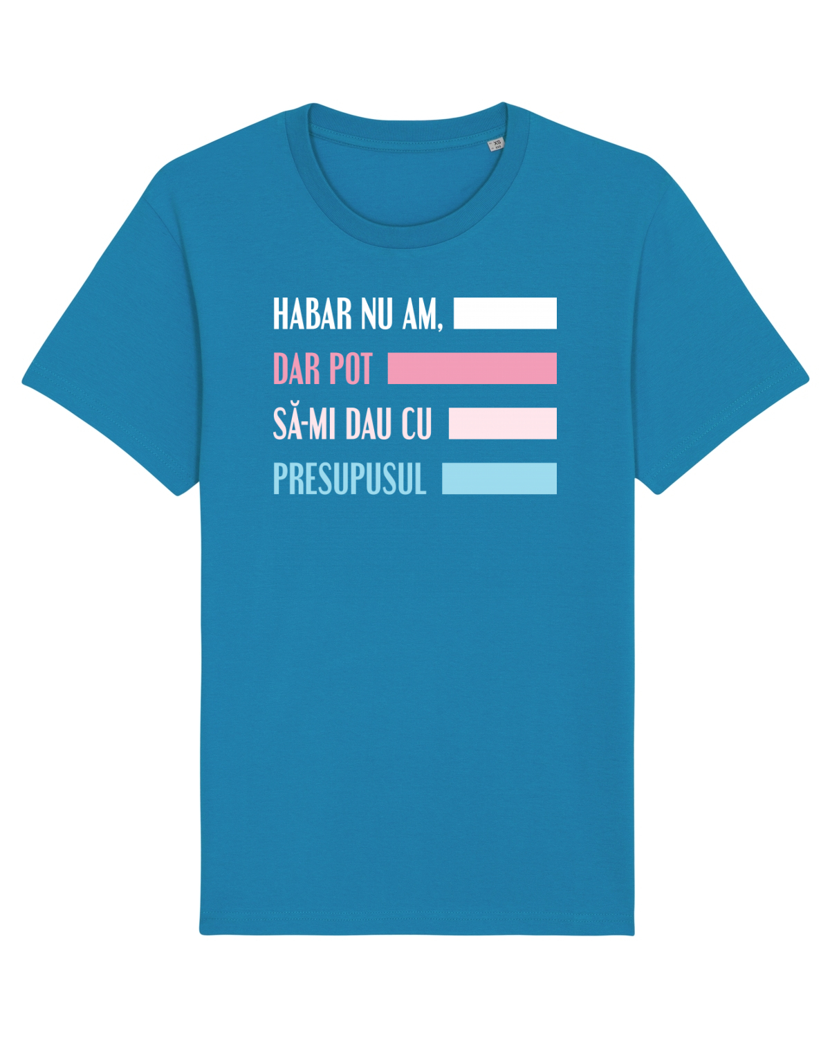Tricou mânecă scurtă Unisex Rocker Azur