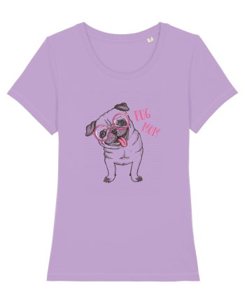 Pug Mom  Lavender Dawn