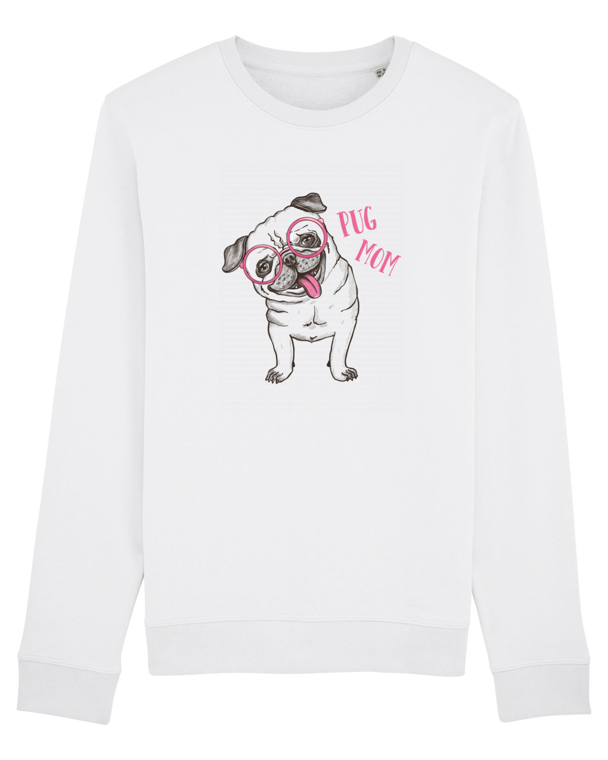 Bluză mânecă lungă Unisex Rise White