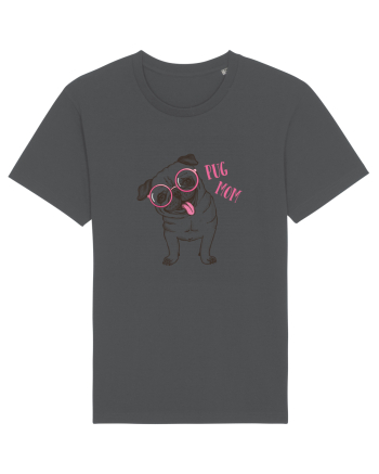 Pug Mom  Anthracite