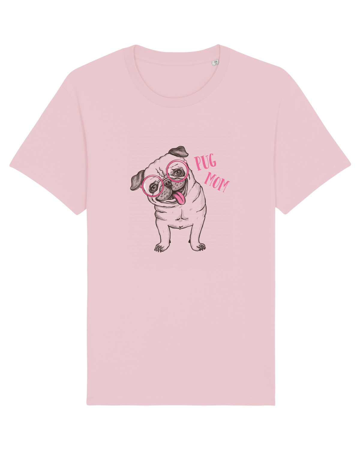 Tricou mânecă scurtă Unisex Rocker Cotton Pink
