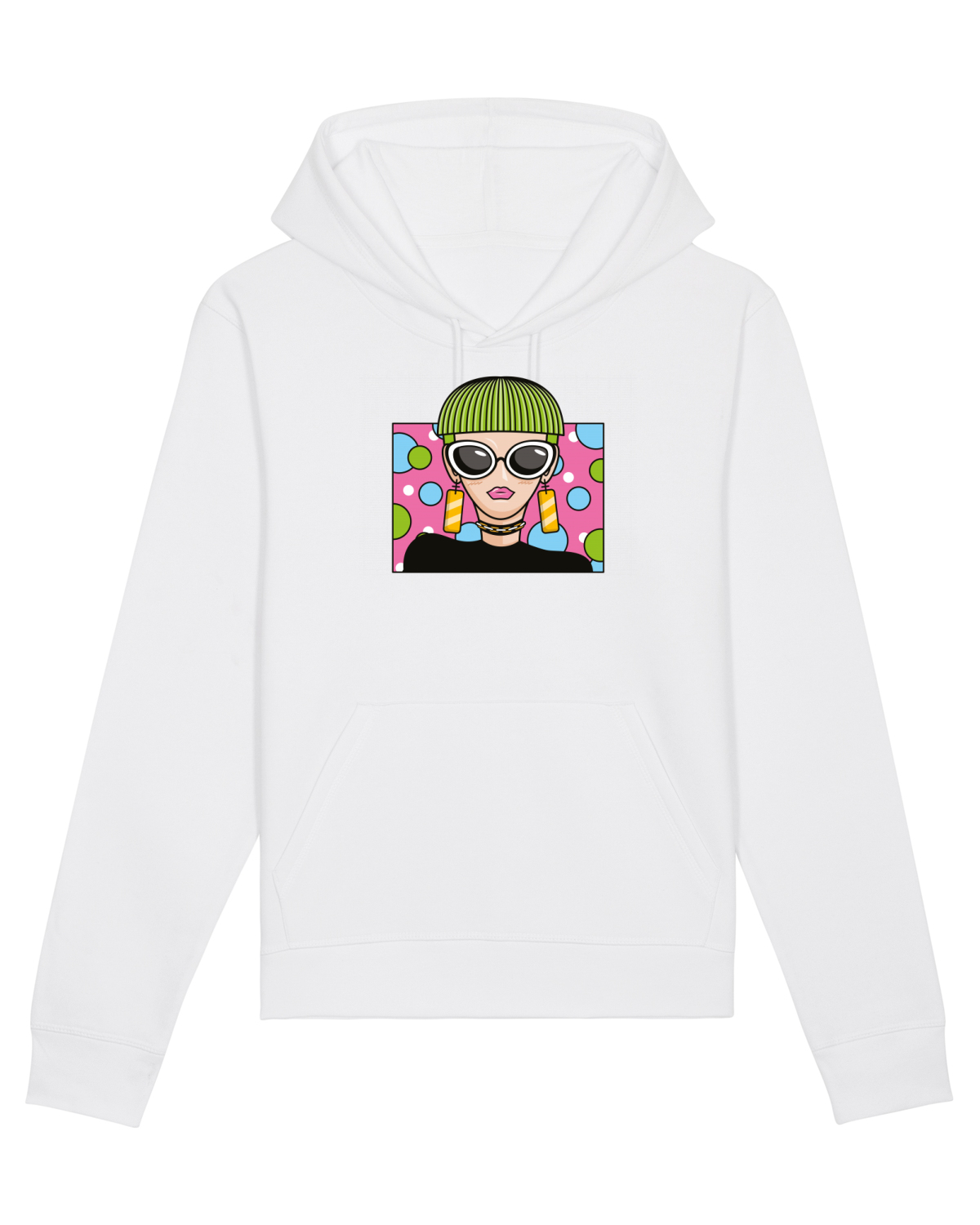 Hanorac Unisex Drummer White