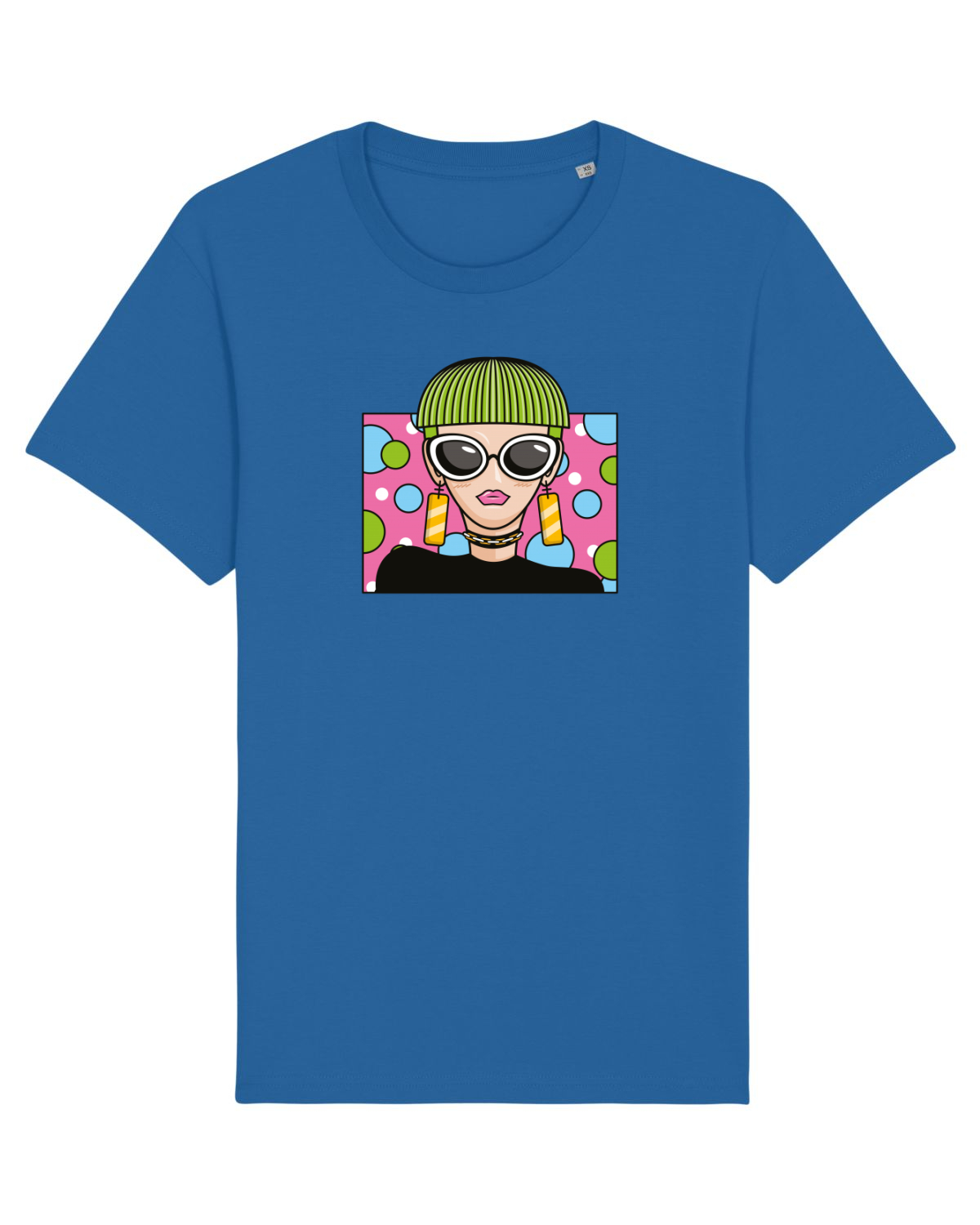 Tricou mânecă scurtă Unisex Rocker Royal Blue