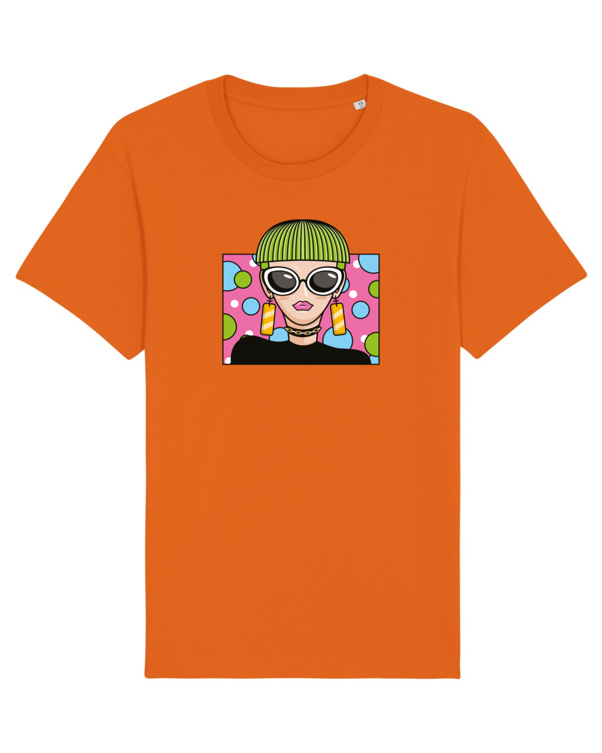 Tricou mânecă scurtă Unisex Rocker Bright Orange