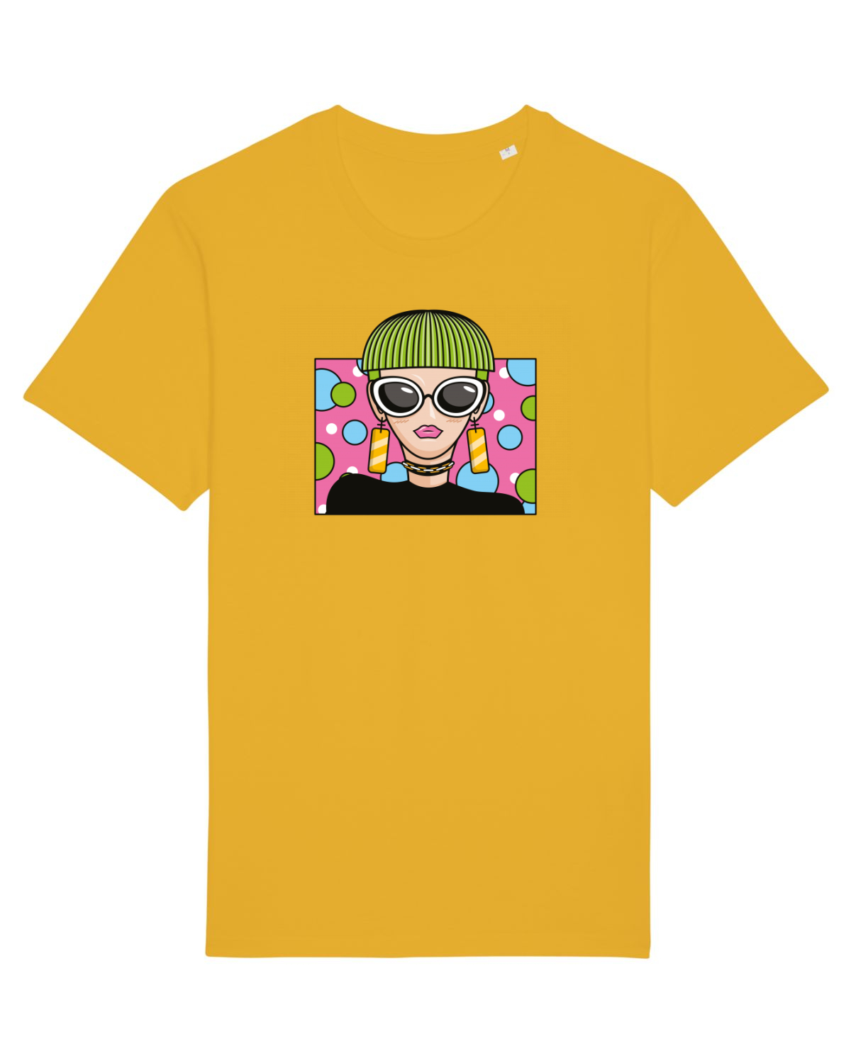 Tricou mânecă scurtă Unisex Rocker Spectra Yellow