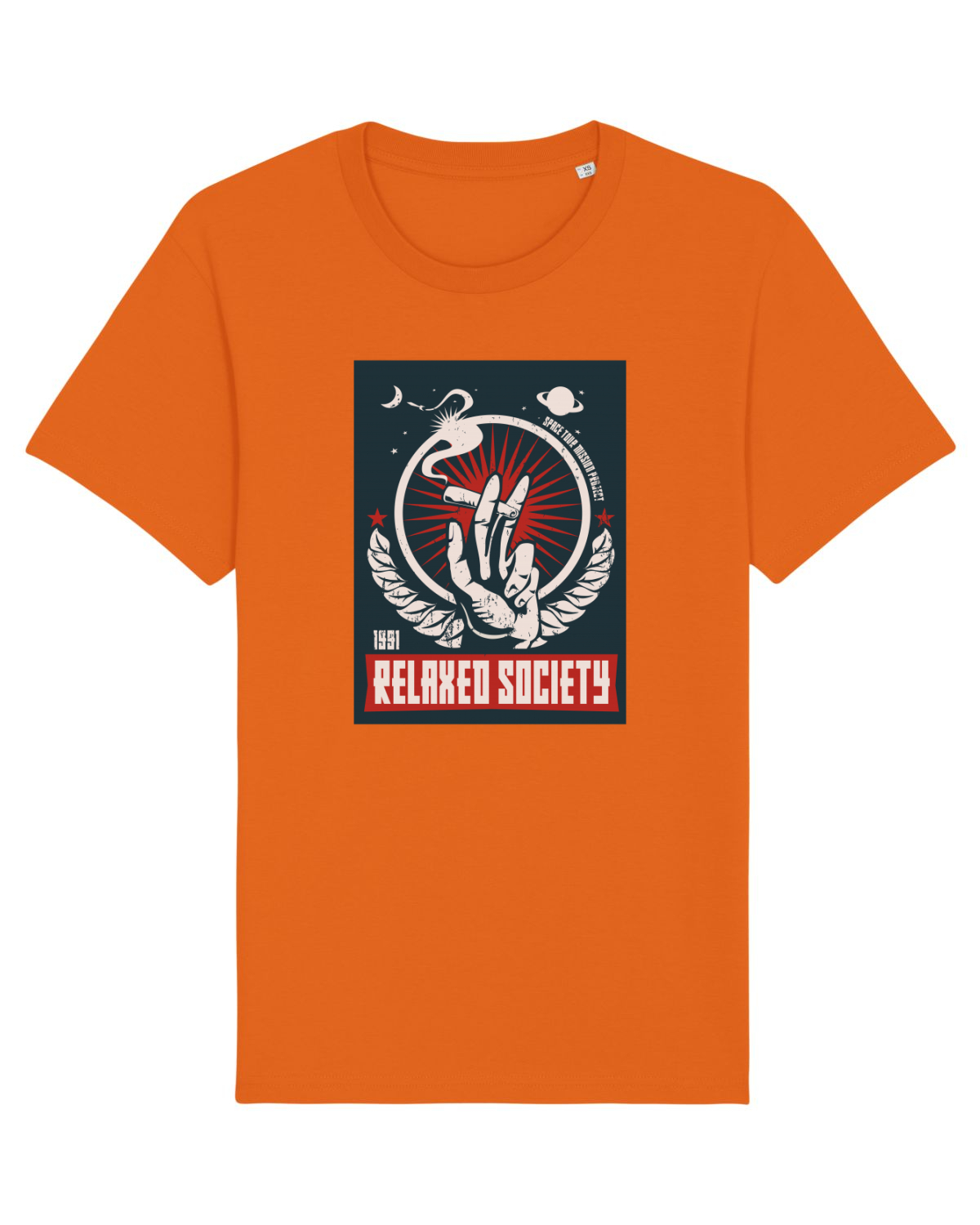 Tricou mânecă scurtă Unisex Rocker Bright Orange