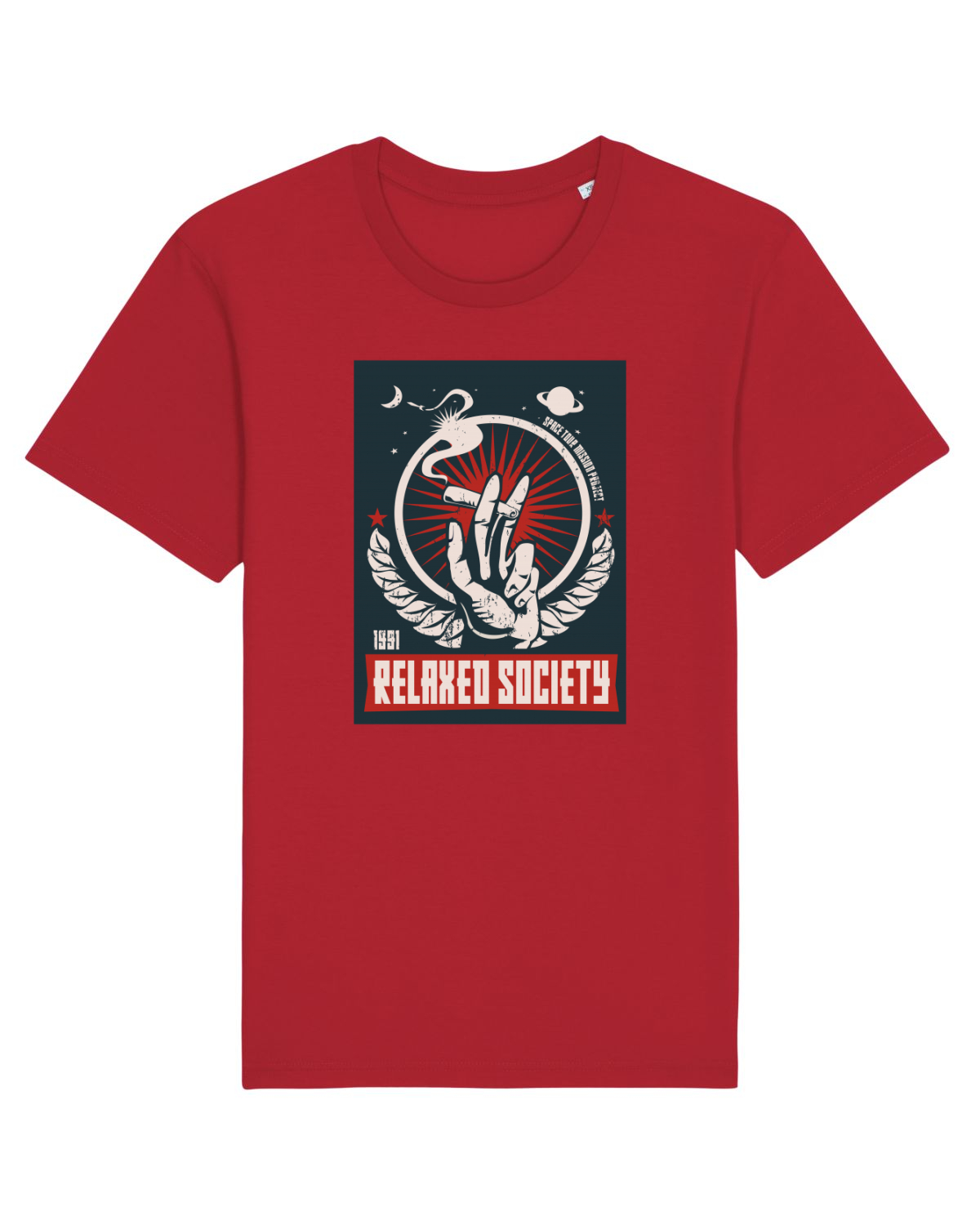 Tricou mânecă scurtă Unisex Rocker Red