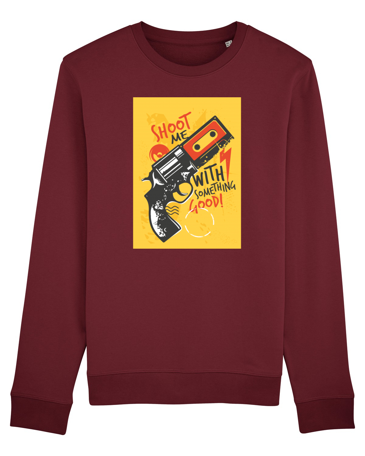 Bluză mânecă lungă Unisex Rise Burgundy