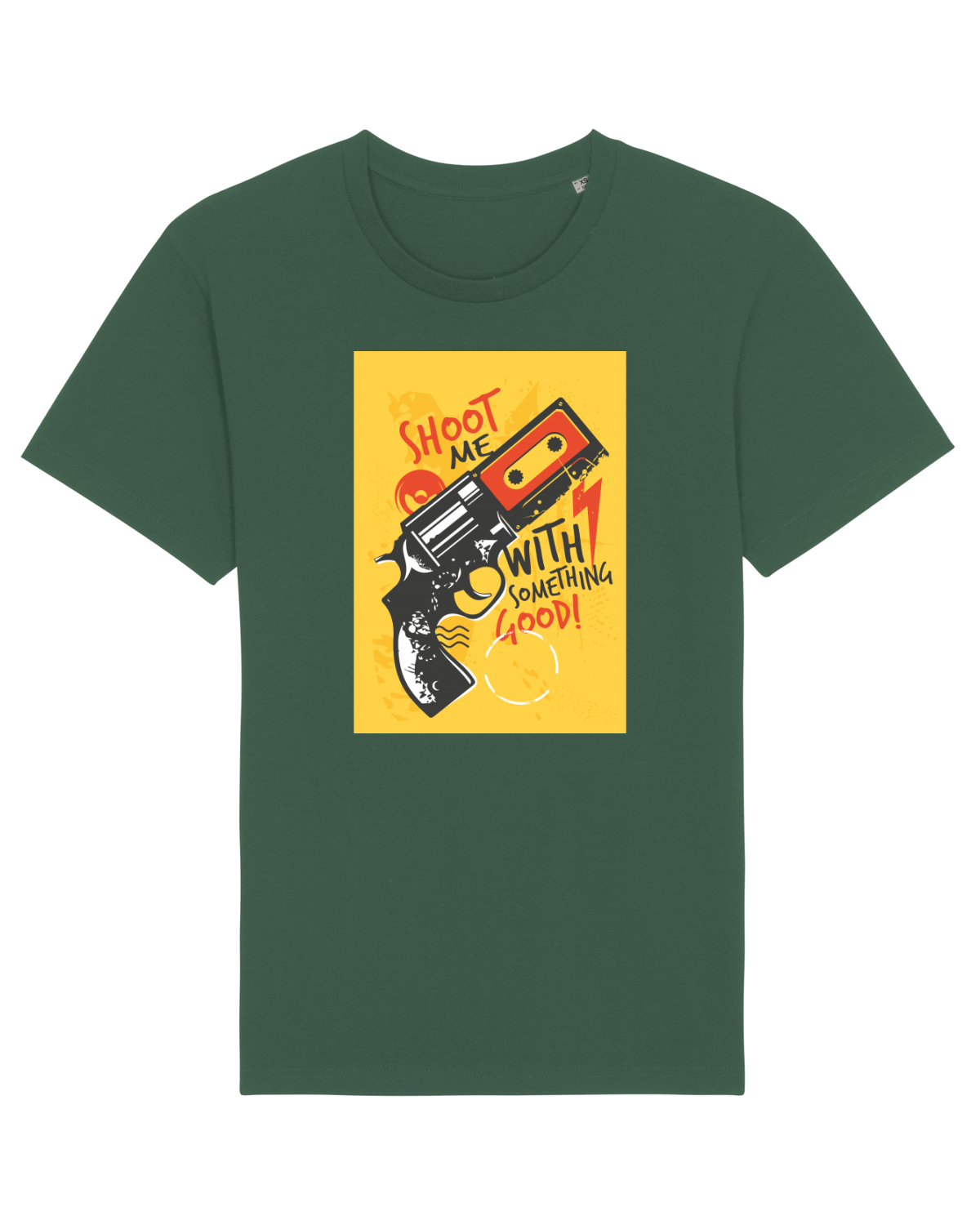 Tricou mânecă scurtă Unisex Rocker Bottle Green
