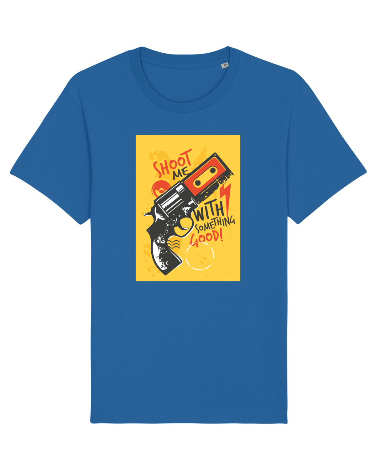 Tricou mânecă scurtă Unisex Rocker Royal Blue