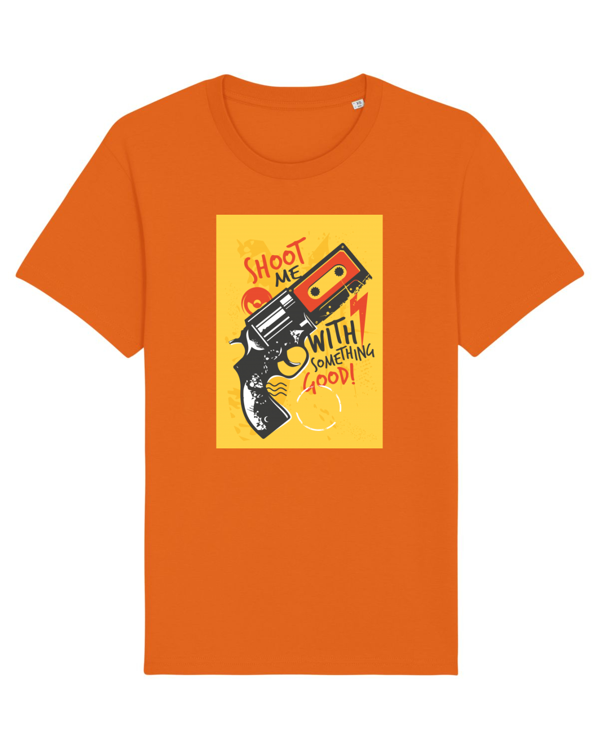 Tricou mânecă scurtă Unisex Rocker Bright Orange