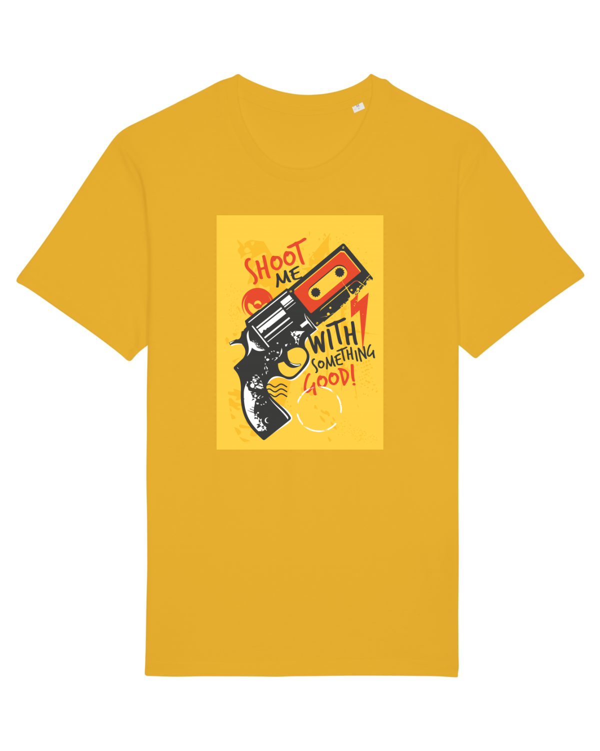 Tricou mânecă scurtă Unisex Rocker Spectra Yellow