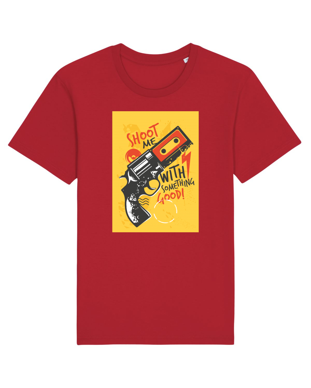 Tricou mânecă scurtă Unisex Rocker Red