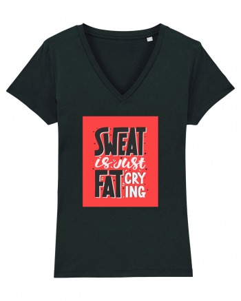 Sweat Is Just Fat Criyng Black