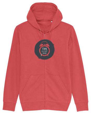 Time Is A Flat Circle Carmine Red