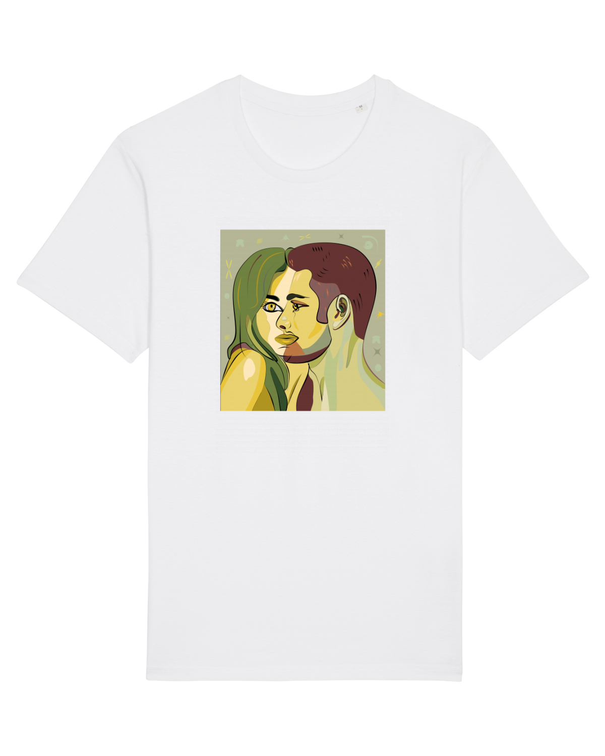 Tricou mânecă scurtă Unisex Rocker White