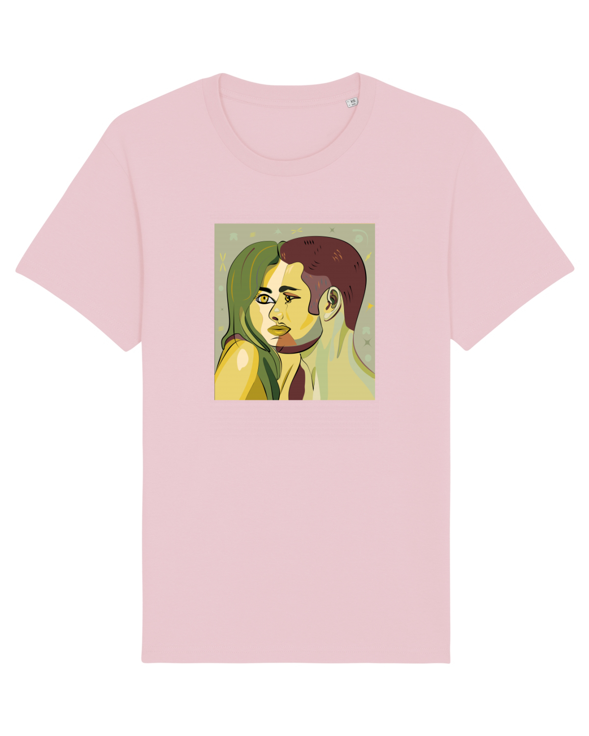 Tricou mânecă scurtă Unisex Rocker Cotton Pink