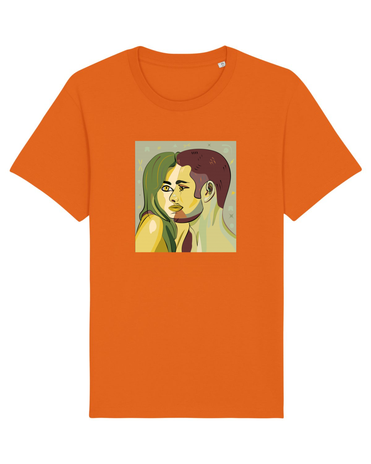 Tricou mânecă scurtă Unisex Rocker Bright Orange