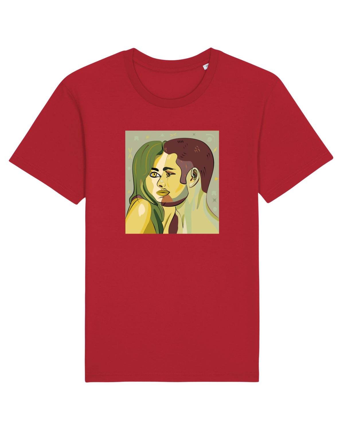 Tricou mânecă scurtă Unisex Rocker Red