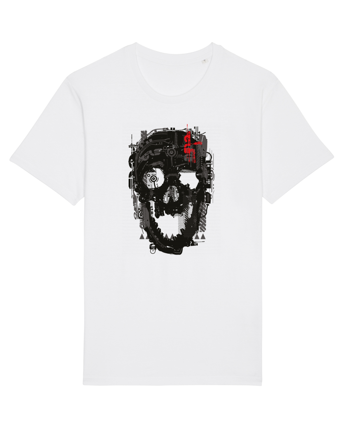 Tricou mânecă scurtă Unisex Rocker White