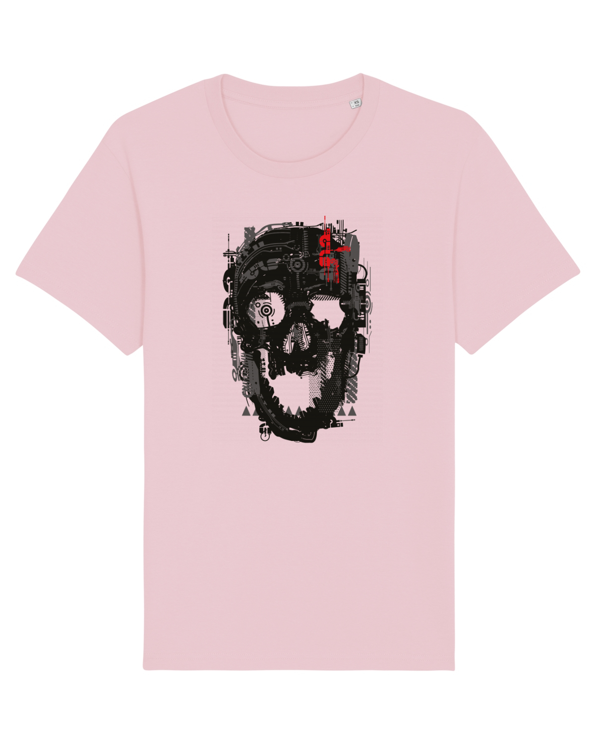 Tricou mânecă scurtă Unisex Rocker Cotton Pink