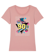 We Are The 90's Tricou mânecă scurtă guler larg fitted Damă Expresser