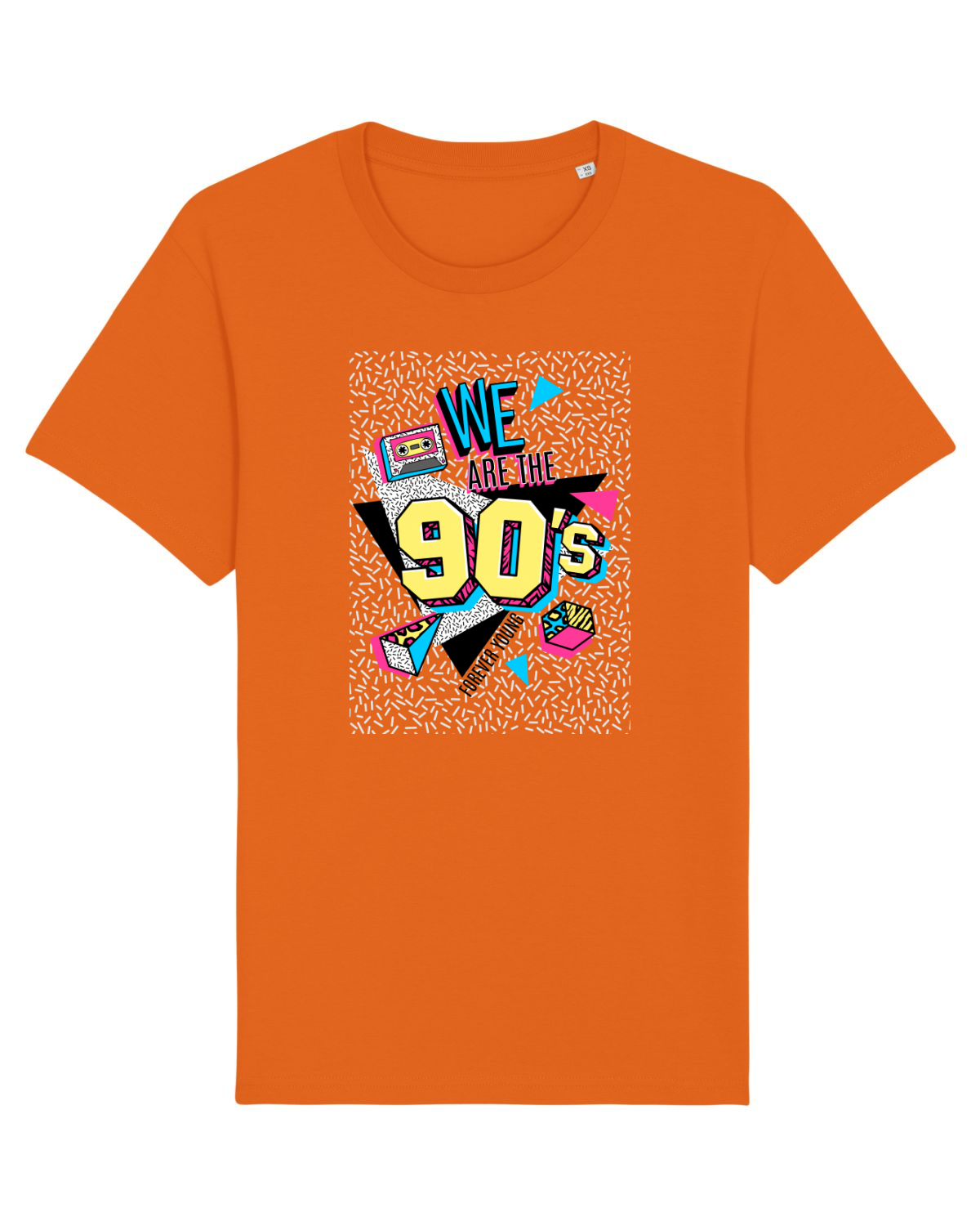 Tricou mânecă scurtă Unisex Rocker Bright Orange