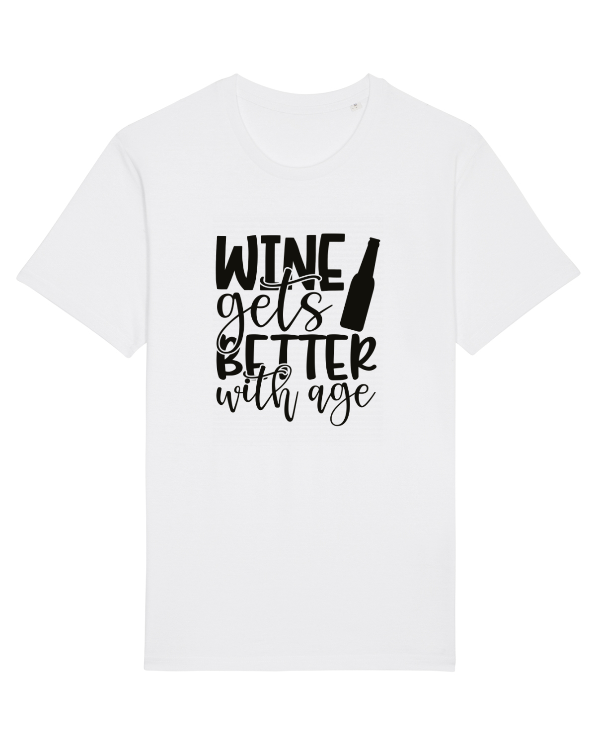 Tricou mânecă scurtă Unisex Rocker White