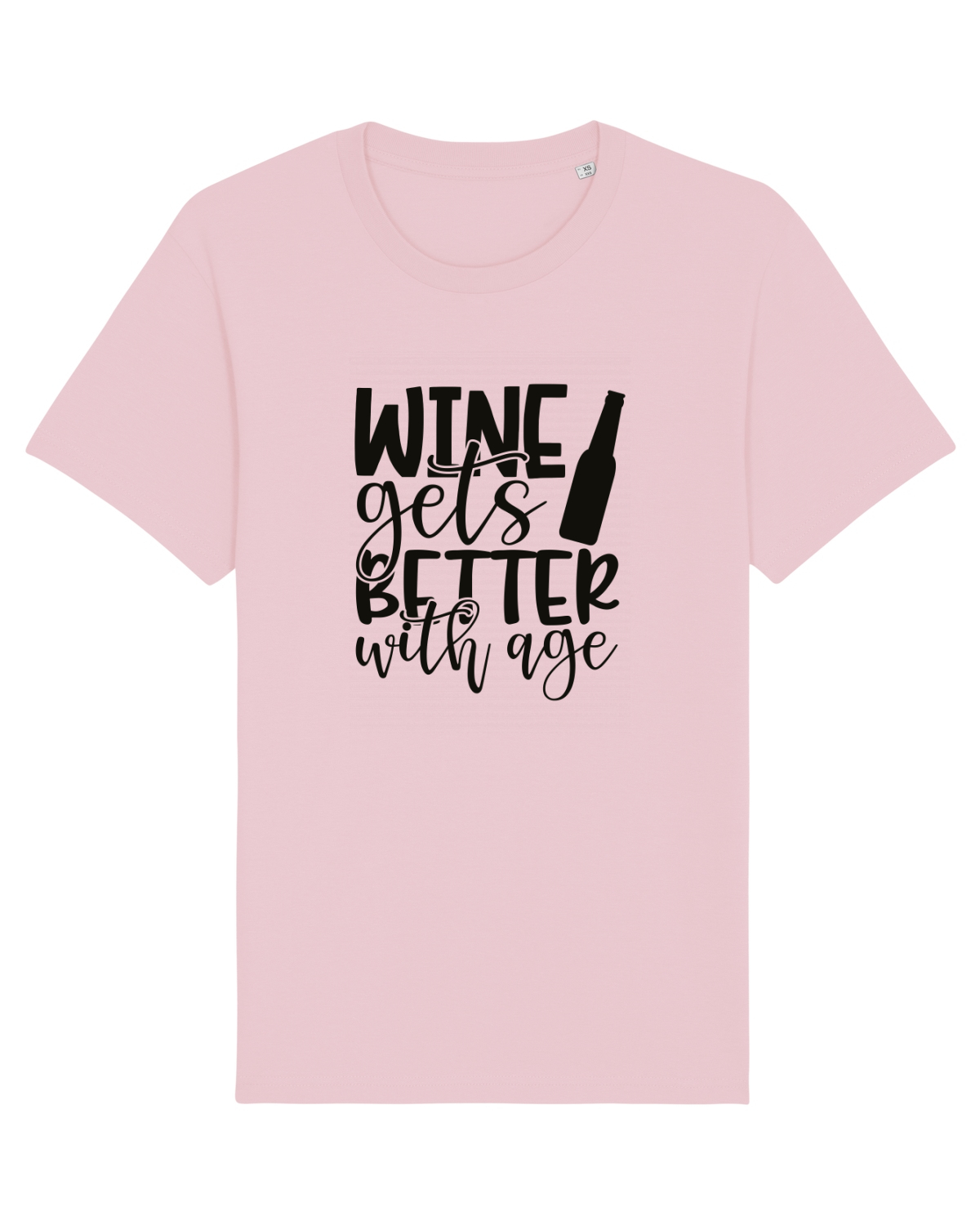 Tricou mânecă scurtă Unisex Rocker Cotton Pink