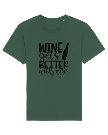 Wine Gets Better With Age Bottle Green