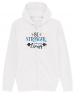 Be Stronger Than Your Excuses Hanorac cu fermoar Unisex Connector