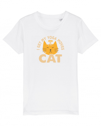 I Get My Yoga Moves From My Cat White