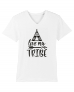 Love My Tribe Tricou mânecă scurtă guler V Bărbat Presenter