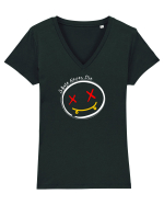 Skate Never Die Tricou mânecă scurtă guler V Damă Evoker