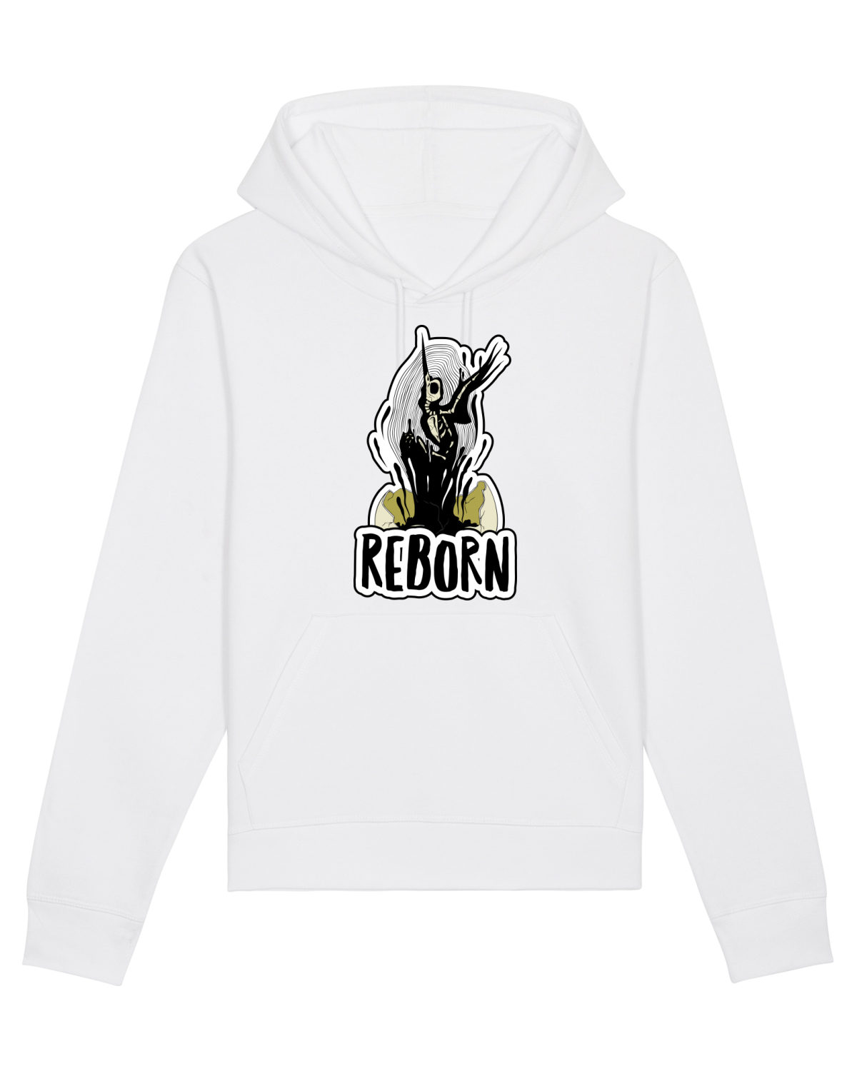 Hanorac Unisex Drummer White