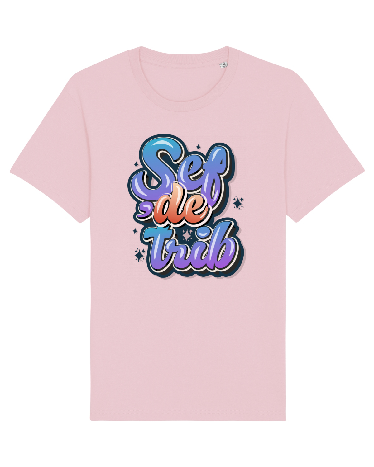 Tricou mânecă scurtă Unisex Rocker Cotton Pink