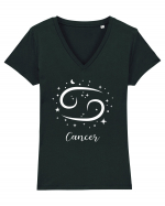 Cancer Rac Tricou mânecă scurtă guler V Damă Evoker