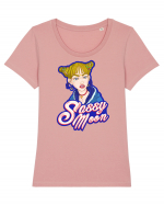 Sassy Moon - Luna Obraznica Tricou mânecă scurtă guler larg fitted Damă Expresser