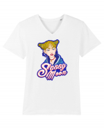 Sassy Moon - Luna Obraznica Tricou mânecă scurtă guler V Bărbat Presenter