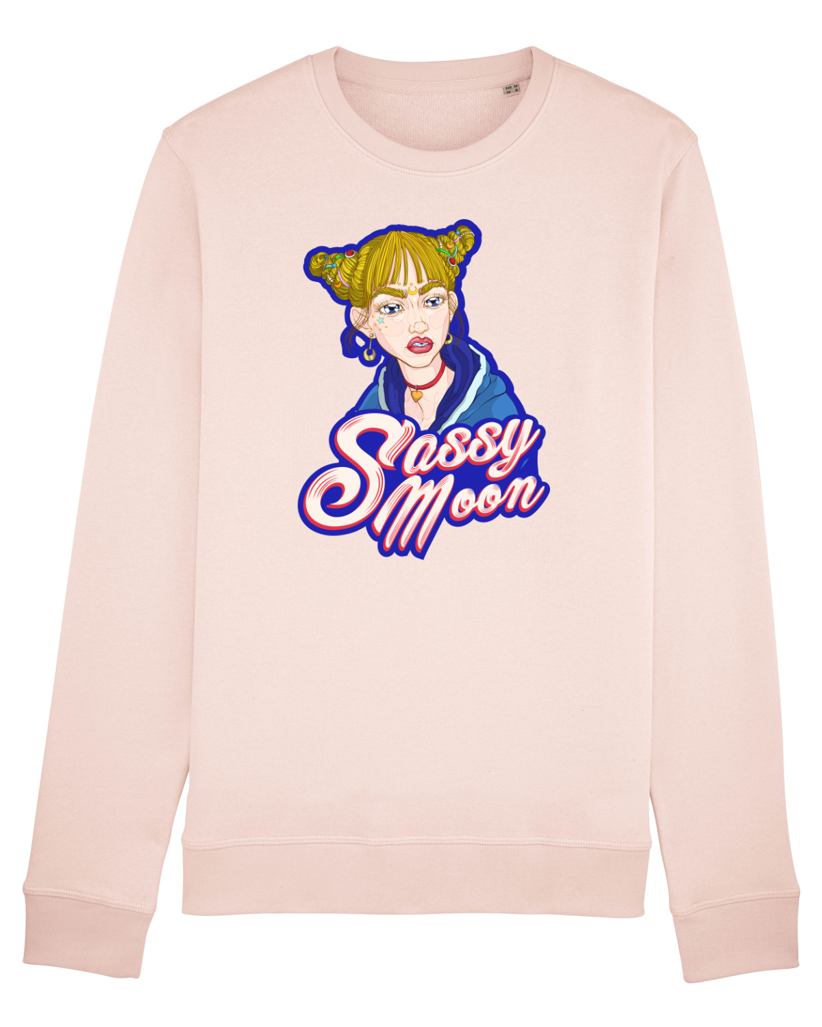 Bluză mânecă lungă Unisex Rise Candy Pink