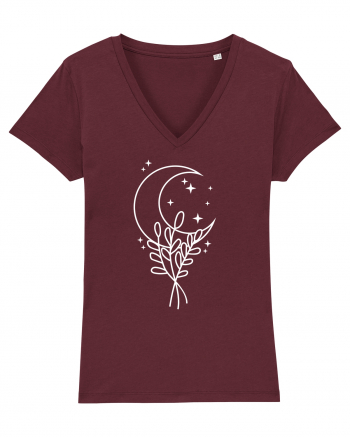 Celestial Flower Burgundy