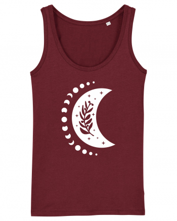 Fazele Lunii Moon Phases Burgundy