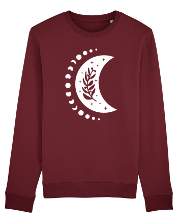 Fazele Lunii Moon Phases Burgundy