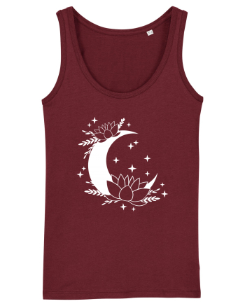 Flowers Of Moon Burgundy