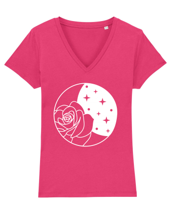 Full Moon Flower Raspberry