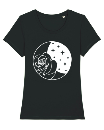 Full Moon Flower Black