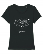 Gemini Gemeni Tricou mânecă scurtă guler larg fitted Damă Expresser