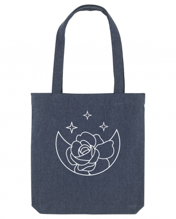 Moon Flower Midnight Blue