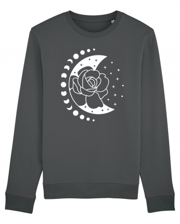 Moon Flower Moon Phases Anthracite