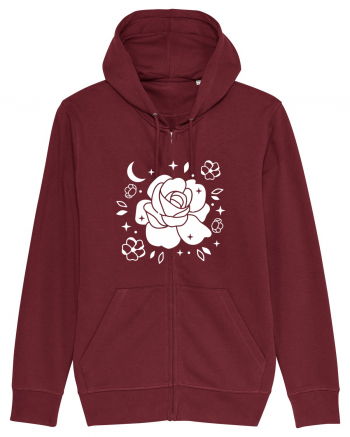 Celestial Flower Burgundy